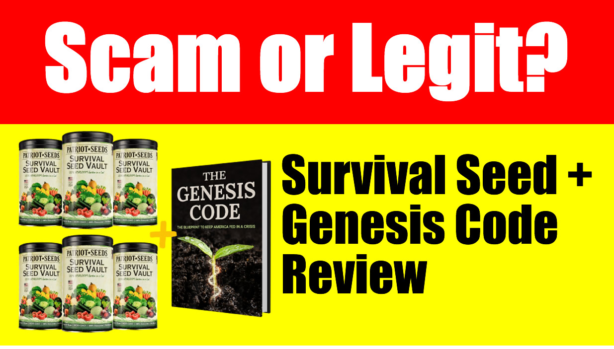 Scam/Legit Review: Survival Seed Vault + Genesis Code by Teddy Daniels