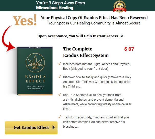 Exodus Effect "Scam" Review: Is Pastor Andrew's Exodus Effect Oil Legitimate or a Scam? + Customer Reviews