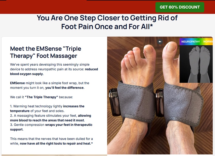 Emsense Foot Massager Reviews: Does the Triple Therapy System Really Work? (Plus Complaints Reviewed)